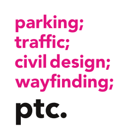 parking; traffic engineering; civil design; wayfinding; ptc.