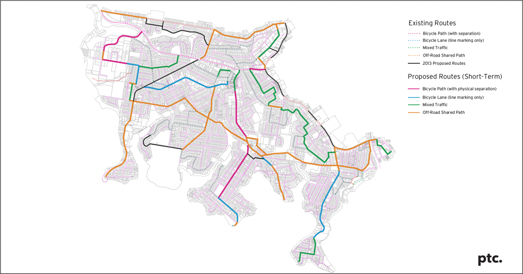 Proposed cycle infrastructure