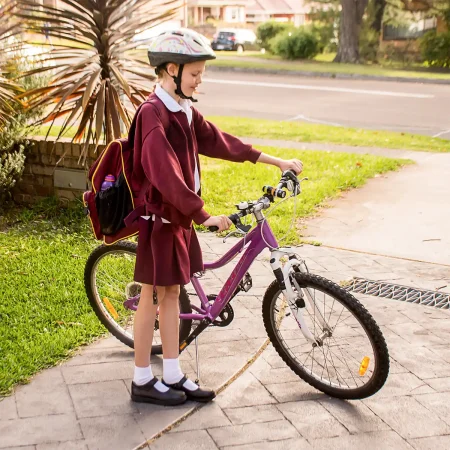Transport strategies to address school traffic issues.